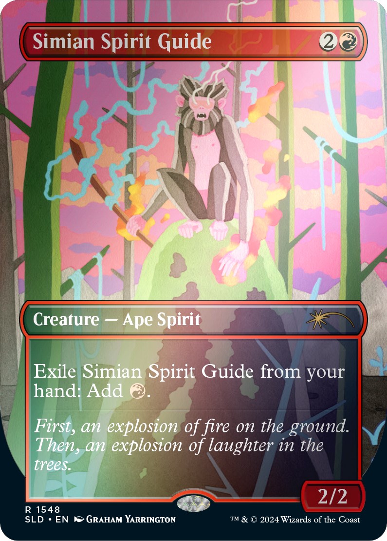 Simian Spirit Guide (Rainbow Foil) [Secret Lair Drop Series] | Gaming Infinity