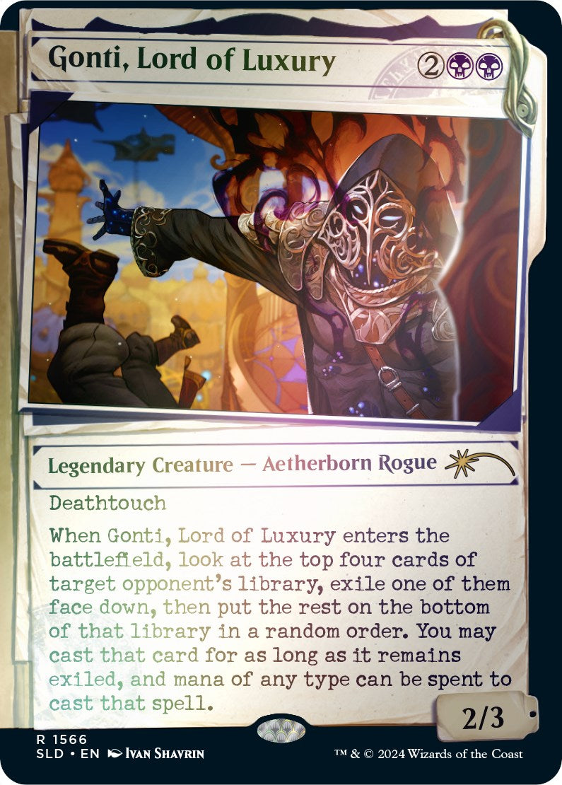 Gonti, Lord of Luxury (Rainbow Foil) [Secret Lair Drop Series] | Gaming Infinity