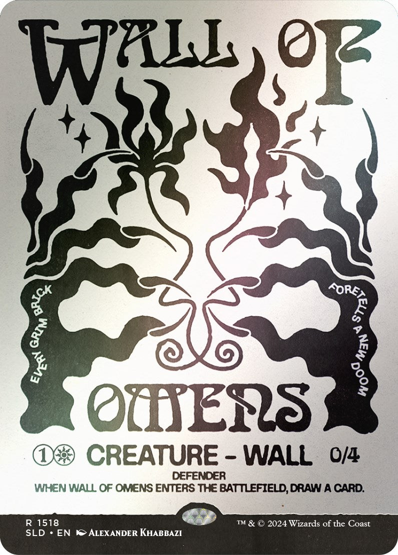 Wall of Omens (Rainbow Foil) [Secret Lair Drop Series] | Gaming Infinity