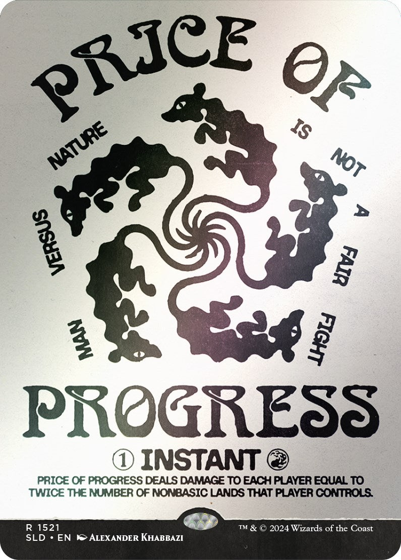 Price of Progress (Rainbow Foil) [Secret Lair Drop Series] | Gaming Infinity