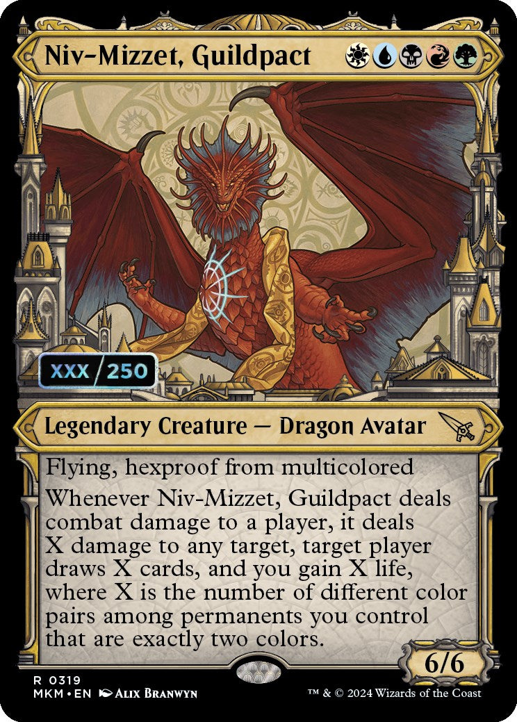 Niv-Mizzet, Guildpact (Serialized) [Murders at Karlov Manor] | Gaming Infinity