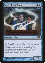 Sage of Lat-Nam (Oversized) [Eighth Edition Box Topper] | Gaming Infinity