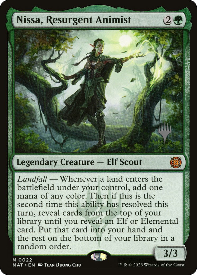 Nissa, Resurgent Animist (Promo Pack) [Murders at Karlov Manor Promos] | Gaming Infinity