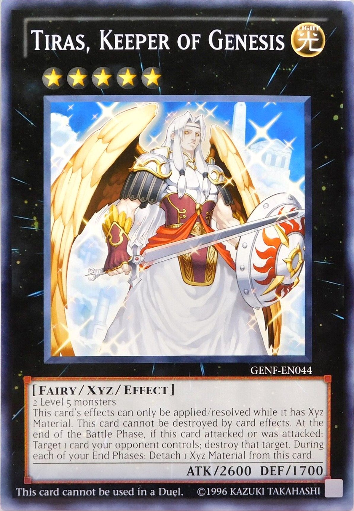 Tiras, Keeper of Genesis (Oversized) [GENF-EN044] Promo | Gaming Infinity