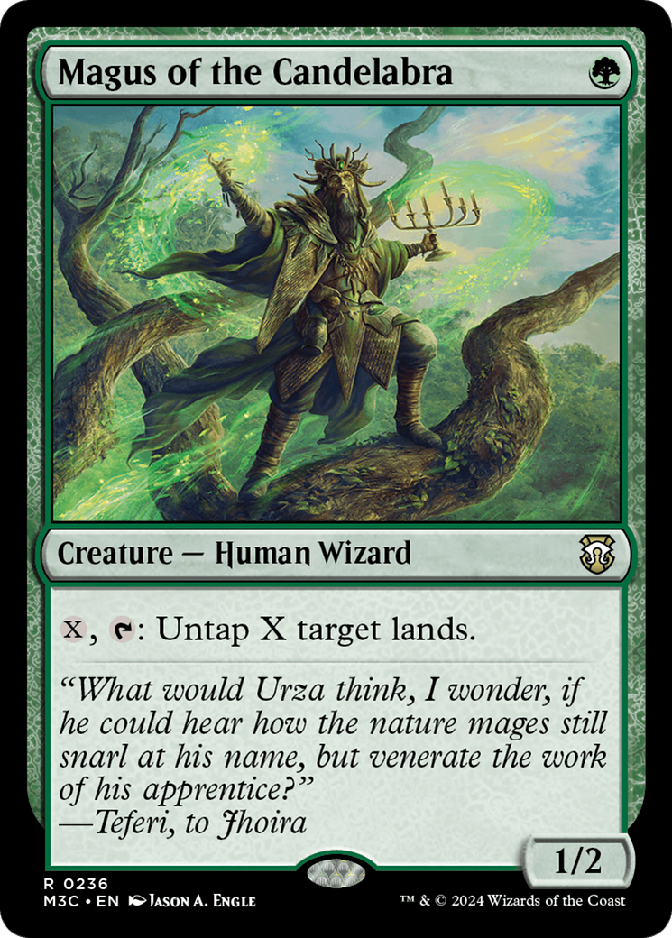 Magus of the Candelabra (Ripple Foil) [Modern Horizons 3 Commander] | Gaming Infinity