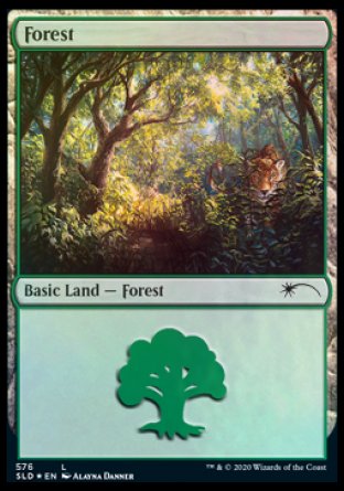 Forest (Cats) (576) [Secret Lair Drop Promos] | Gaming Infinity