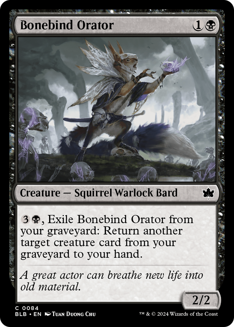 Bonebind Orator [Bloomburrow] | Gaming Infinity