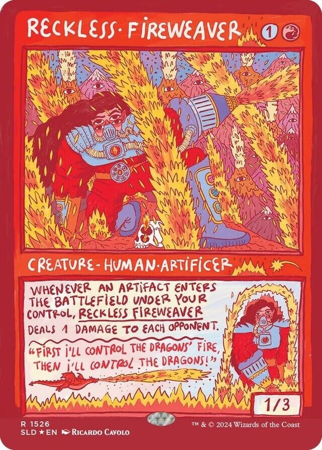 Reckless Fireweaver (Rainbow Foil) [Secret Lair Drop Series] | Gaming Infinity