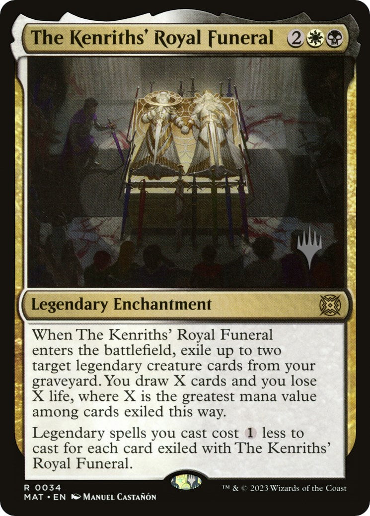 The Kenriths' Royal Funeral (Promo Pack) [Murders at Karlov Manor Promos] | Gaming Infinity