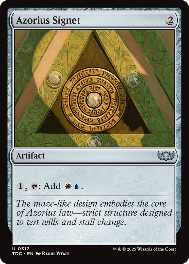 Azorius Signet [Tarkir: Dragonstorm Commander] | Gaming Infinity