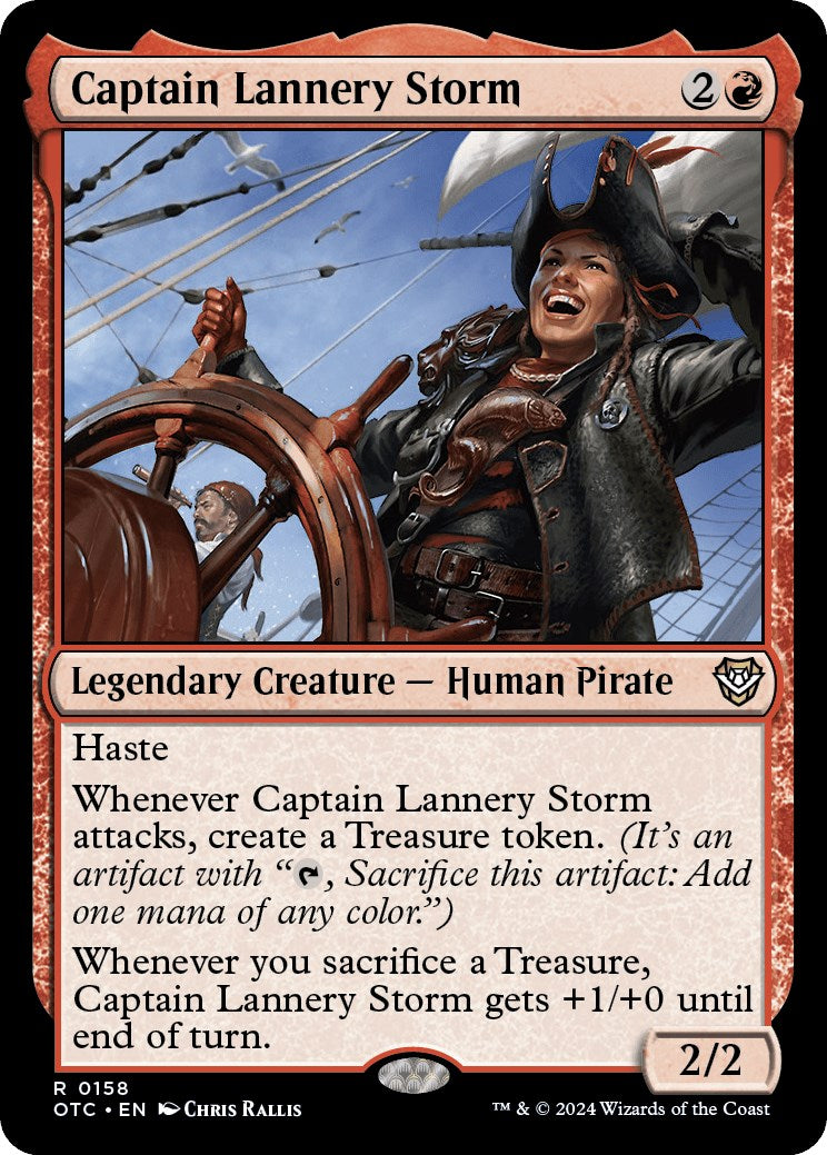 Captain Lannery Storm [Outlaws of Thunder Junction Commander] | Gaming Infinity