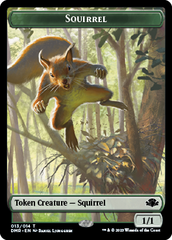 Elephant // Squirrel Double-Sided Token [Dominaria Remastered Tokens] | Gaming Infinity