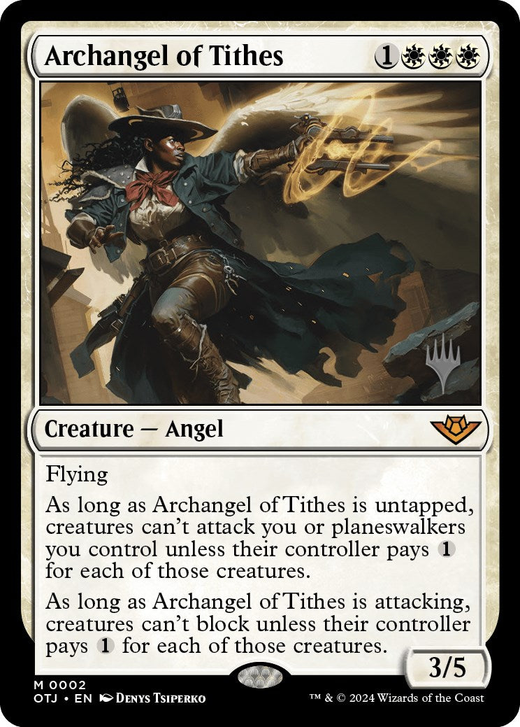 Archangel of Tithes (Promo Pack) [Outlaws of Thunder Junction Promos] | Gaming Infinity