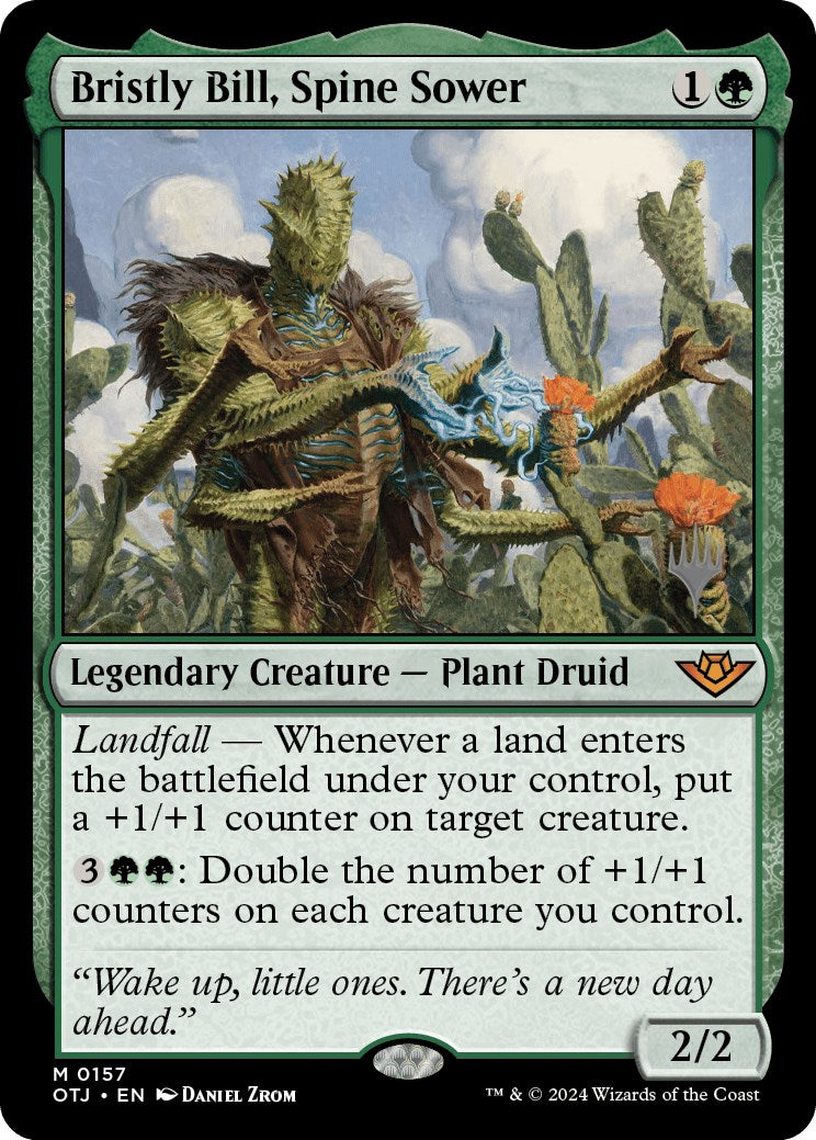 Bristly Bill, Spine Sower (Promo Pack) [Outlaws of Thunder Junction Promos] | Gaming Infinity
