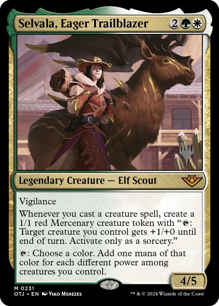 Selvala, Eager Trailblazer (Promo Pack) [Outlaws of Thunder Junction Promos] | Gaming Infinity