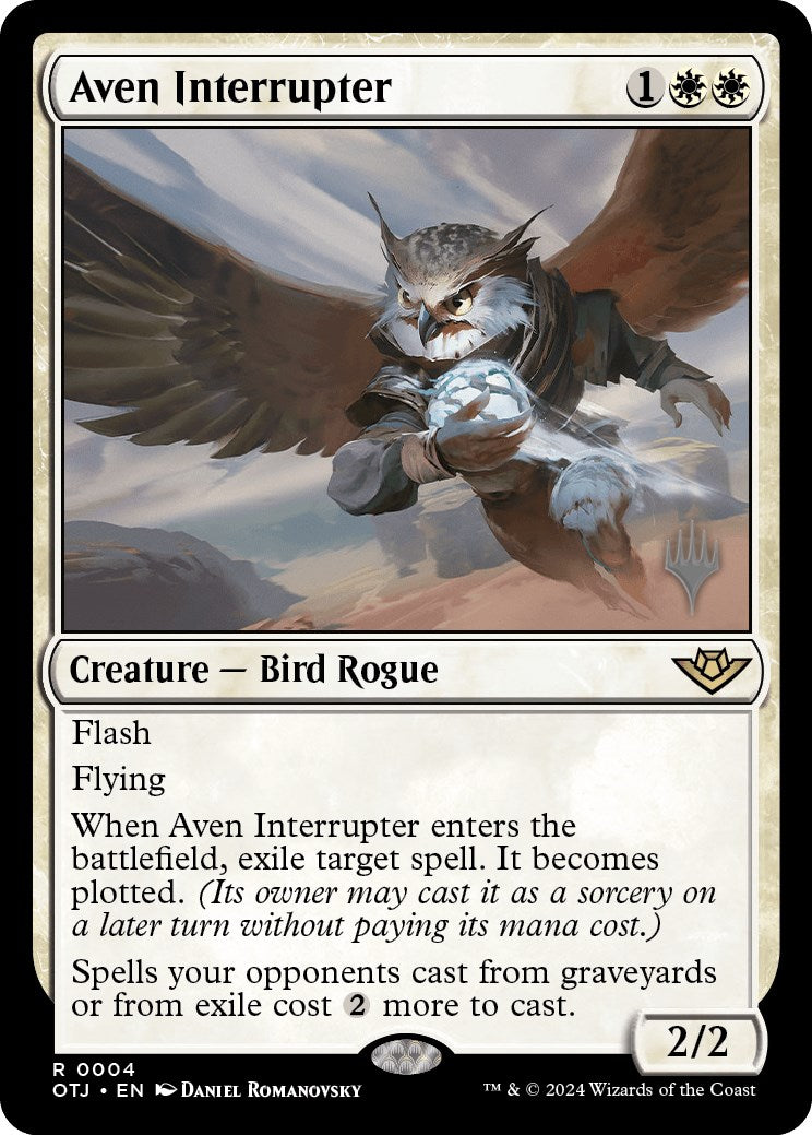 Aven Interrupter (Promo Pack) [Outlaws of Thunder Junction Promos] | Gaming Infinity