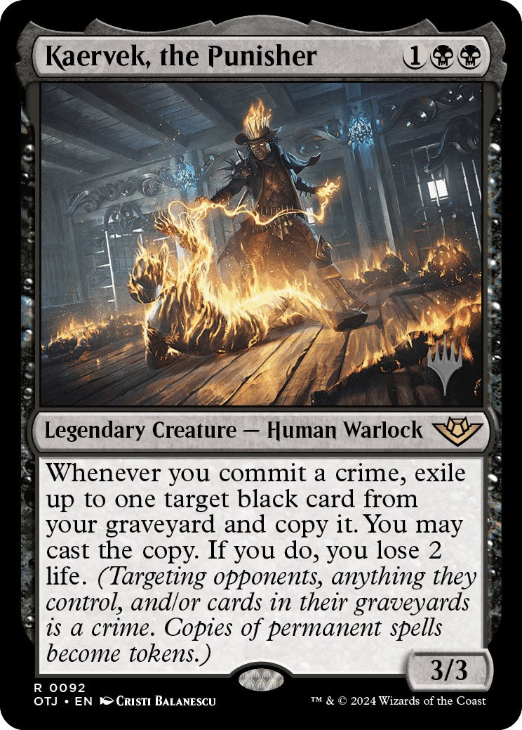 Kaervek, the Punisher (Promo Pack) [Outlaws of Thunder Junction Promos] | Gaming Infinity