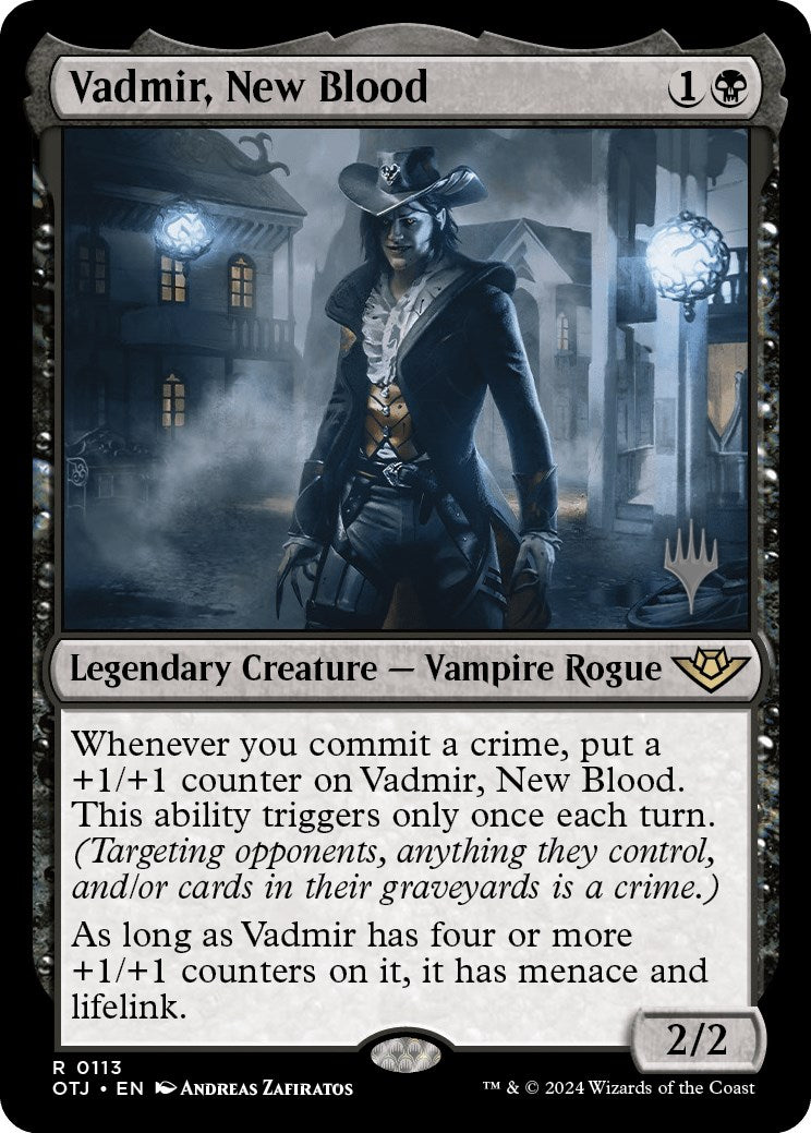Vadmir, New Blood (Promo Pack) [Outlaws of Thunder Junction Promos] | Gaming Infinity