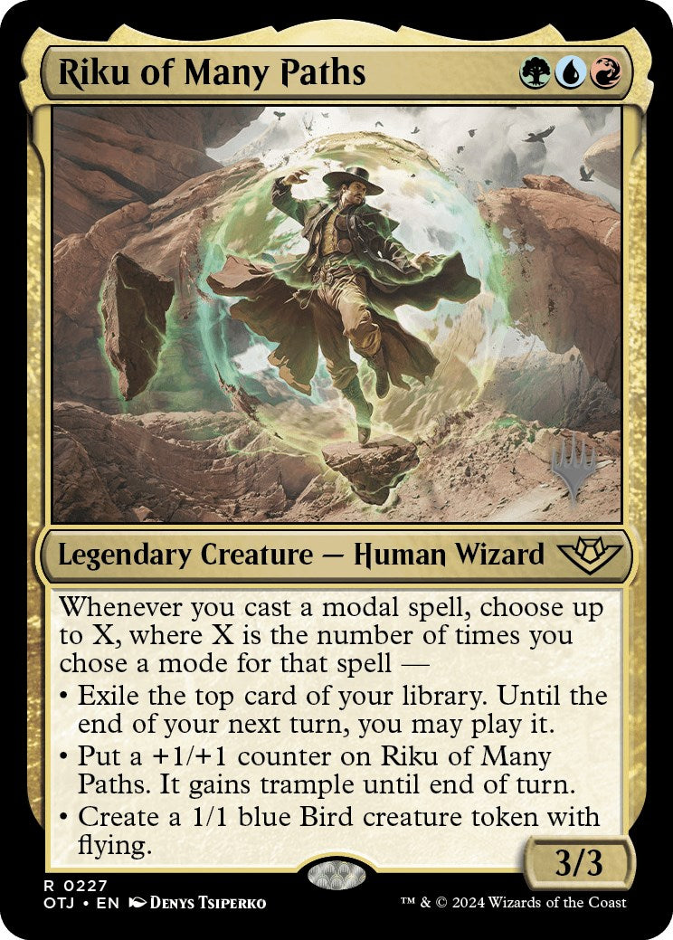 Riku of Many Paths (Promo Pack) [Outlaws of Thunder Junction Promos] | Gaming Infinity