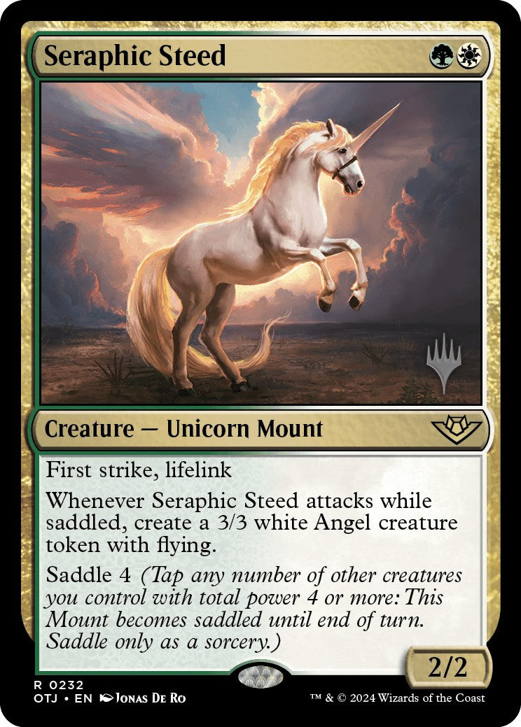 Seraphic Steed (Promo Pack) [Outlaws of Thunder Junction Promos] | Gaming Infinity