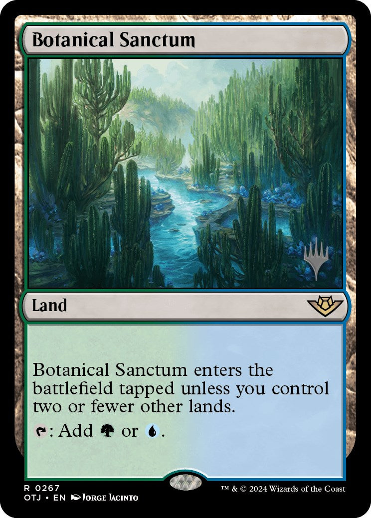 Botanical Sanctum (Promo Pack) [Outlaws of Thunder Junction Promos] | Gaming Infinity