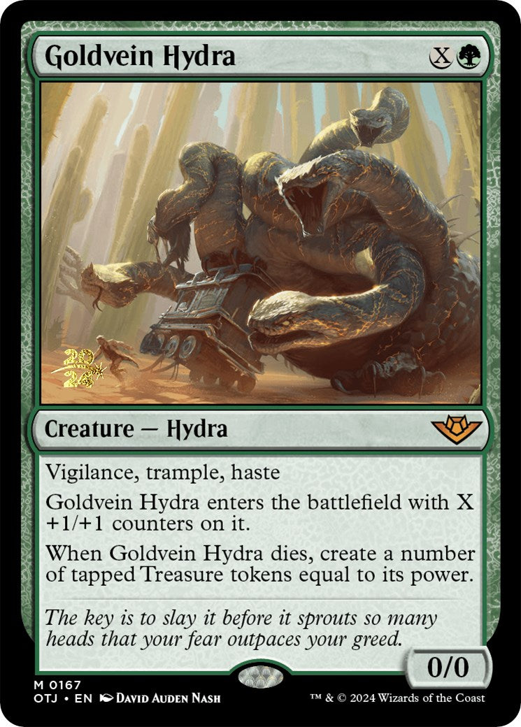 Goldvein Hydra [Outlaws of Thunder Junction Prerelease Promos] | Gaming Infinity