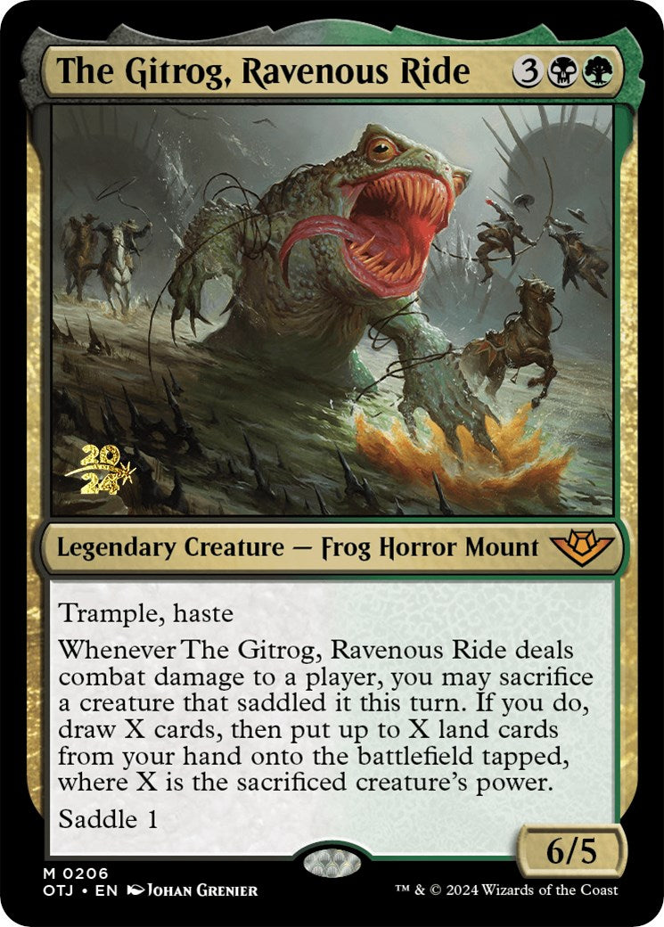 The Gitrog, Ravenous Ride [Outlaws of Thunder Junction Prerelease Promos] | Gaming Infinity