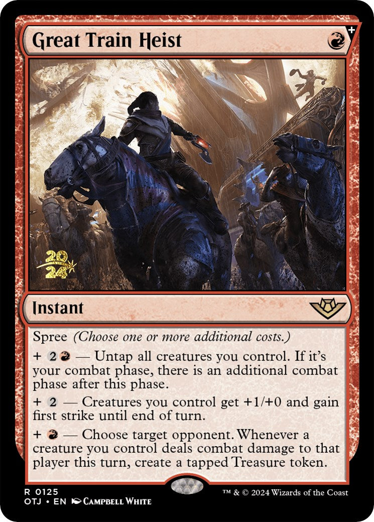 Great Train Heist [Outlaws of Thunder Junction Prerelease Promos] | Gaming Infinity