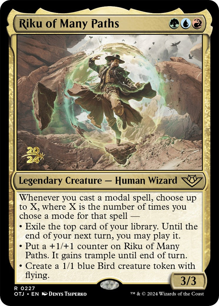 Riku of Many Paths [Outlaws of Thunder Junction Prerelease Promos] | Gaming Infinity