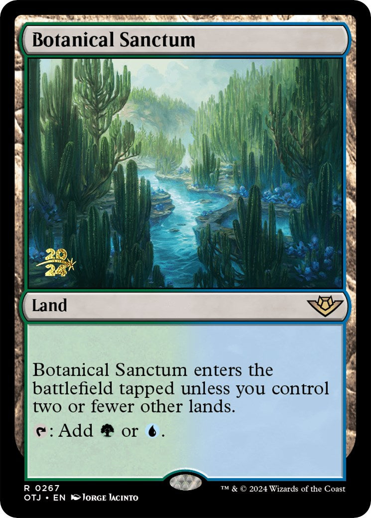 Botanical Sanctum (OTJ) [Outlaws of Thunder Junction Prerelease Promos] | Gaming Infinity