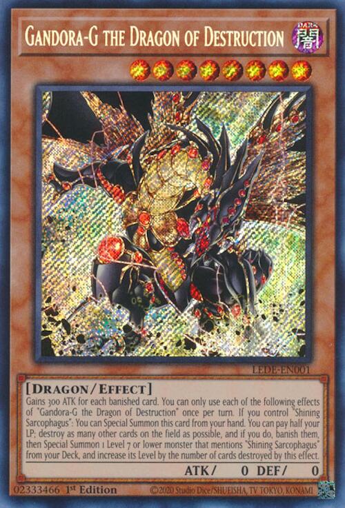 Gandora-G the Dragon of Destruction [LEDE-EN001] Secret Rare | Gaming Infinity