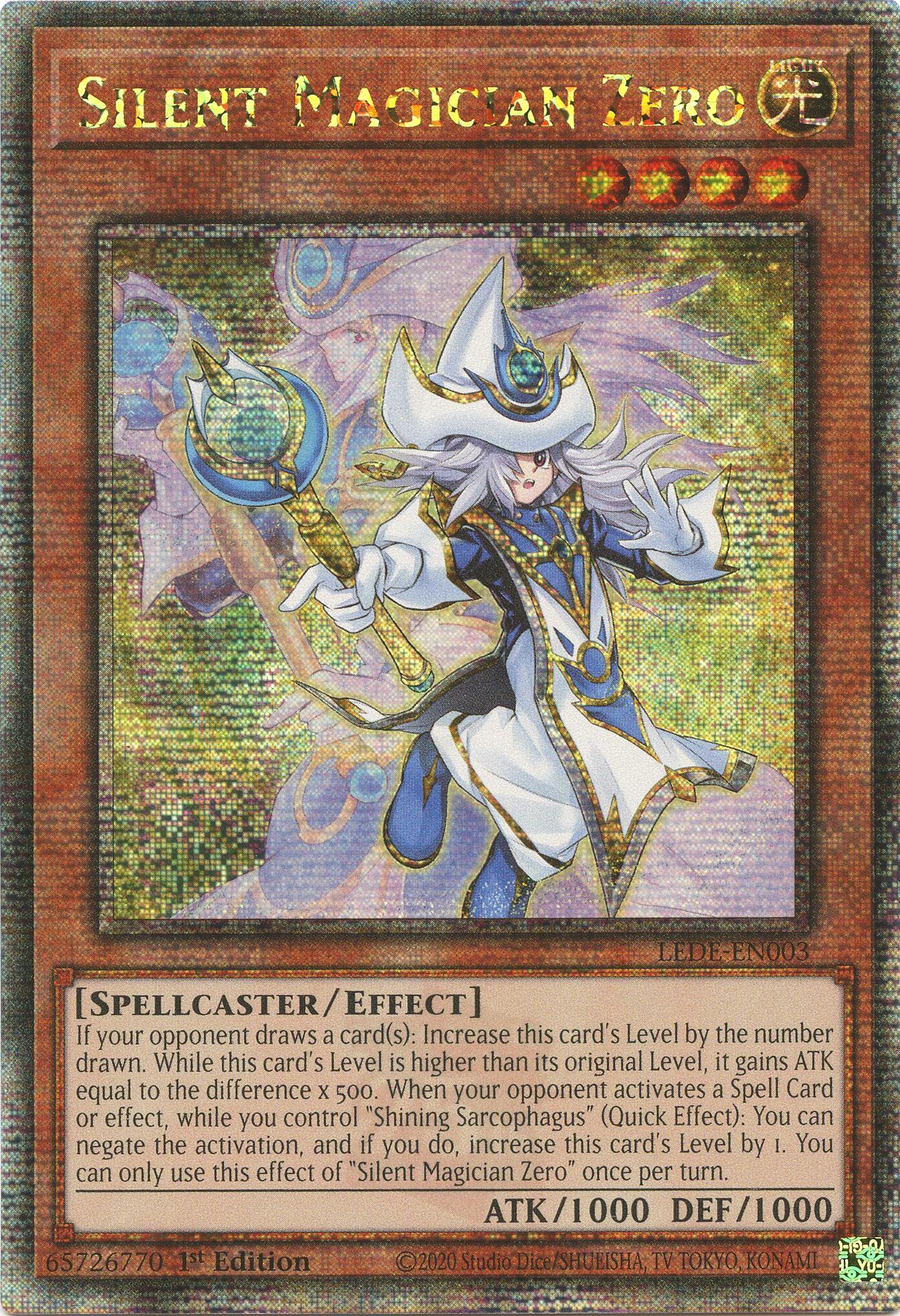 Silent Magician Zero [LEDE-EN003] Quarter Century Secret Rare | Gaming Infinity