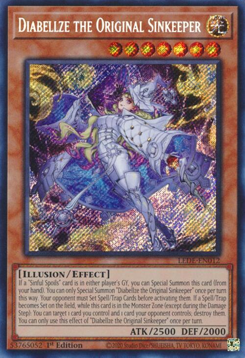 Diabellze the Original Sinkeeper [LEDE-EN012] Secret Rare | Gaming Infinity