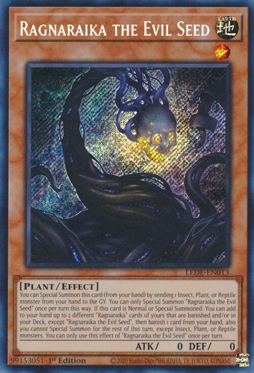 Ragnaraika the Evil Seed [LEDE-EN013] Secret Rare | Gaming Infinity