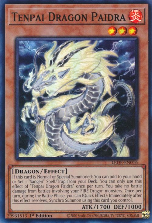 Tenpai Dragon Paidra [LEDE-EN016] Super Rare | Gaming Infinity