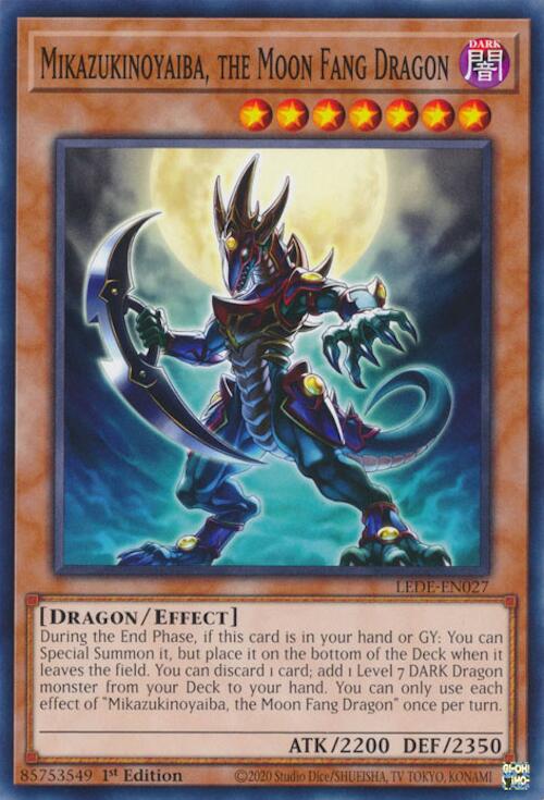 Mikazukinoyaiba, the Moon Fang Dragon [LEDE-EN027] Common | Gaming Infinity