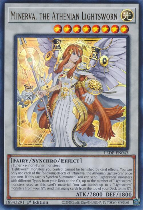 Minerva, the Athenian Lightsworn [LEDE-EN043] Ultra Rare | Gaming Infinity