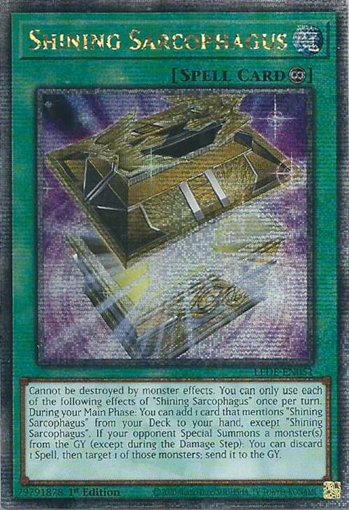 Shining Sarcophagus (Quarter Century Secret Rare) [LEDE-EN051] Quarter Century Secret Rare | Gaming Infinity