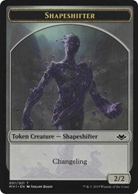 Shapeshifter (001) // Serra the Benevolent Emblem (020) Double-Sided Token [Modern Horizons Tokens] | Gaming Infinity