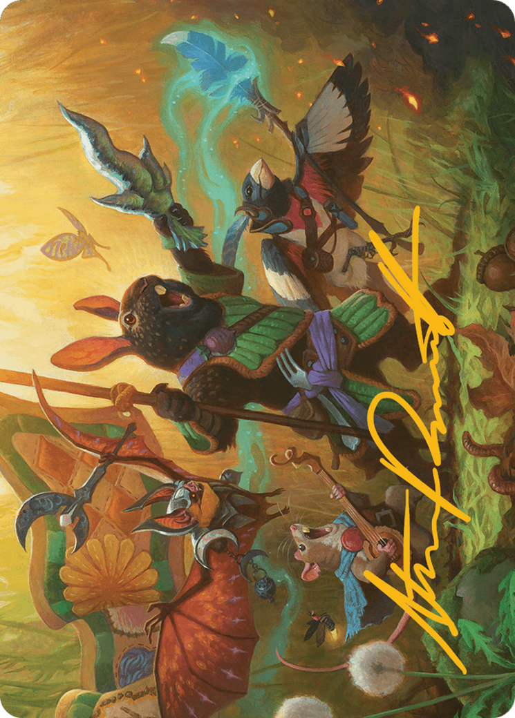 Valley Questcaller Art Card (Gold-Stamped Signature) [Bloomburrow Art Series] | Gaming Infinity