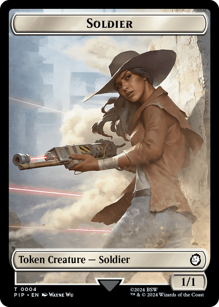 Energy Reserve // Soldier (0004) Double-Sided Token [Fallout Tokens] | Gaming Infinity