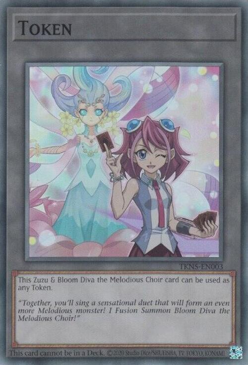 Token: Zuzu and Bloom Diva the Melodious Choir [TKN5-EN003] Super Rare | Gaming Infinity