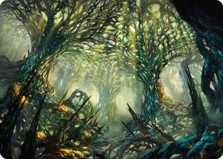 The Hunter Maze Art Card [Phyrexia: All Will Be One Art Series] | Gaming Infinity