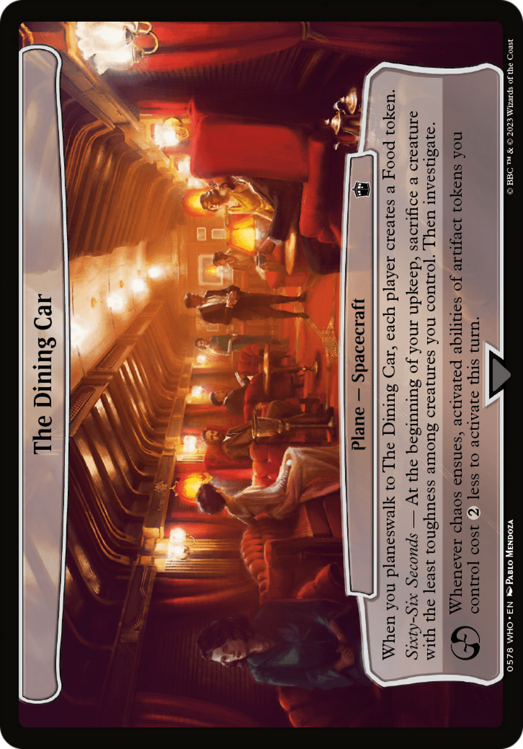 The Dining Car [Doctor Who] | Gaming Infinity