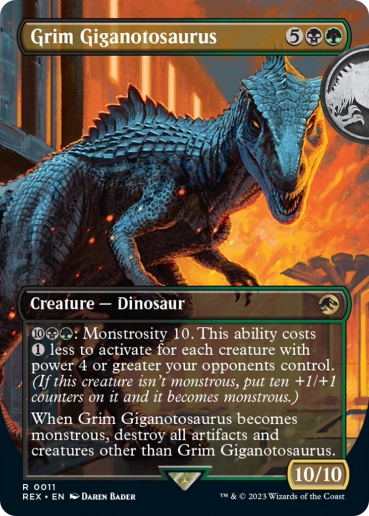 Grim Giganotosaurus (Borderless) [Jurassic World Collection] | Gaming Infinity