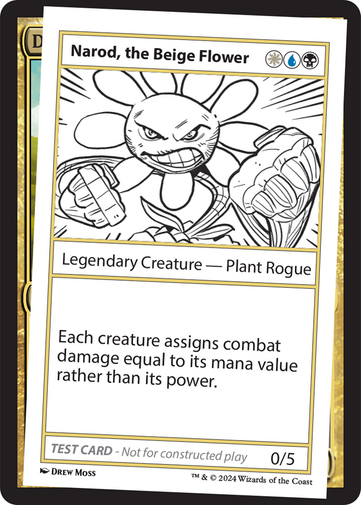 Narod, the Beige Flower [Mystery Booster 2 Playtest Cards] | Gaming Infinity