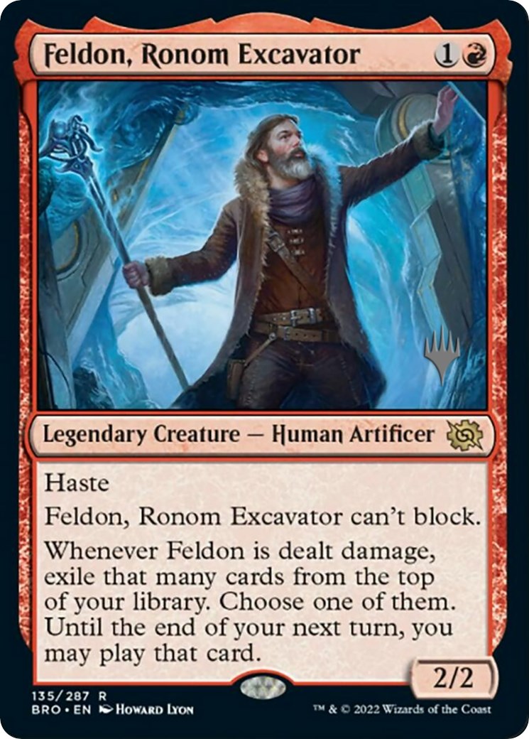 Feldon, Ronom Excavator (Promo Pack) [The Brothers' War Promos] | Gaming Infinity