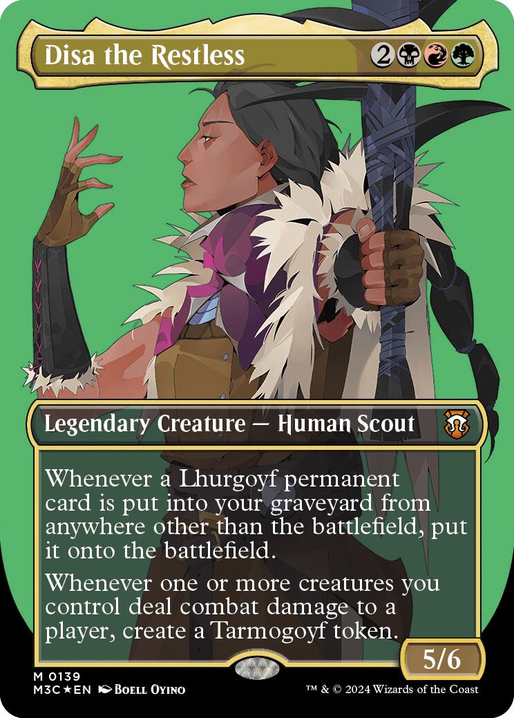 Disa the Restless (Borderless) (Ripple Foil) [Modern Horizons 3 Commander] | Gaming Infinity