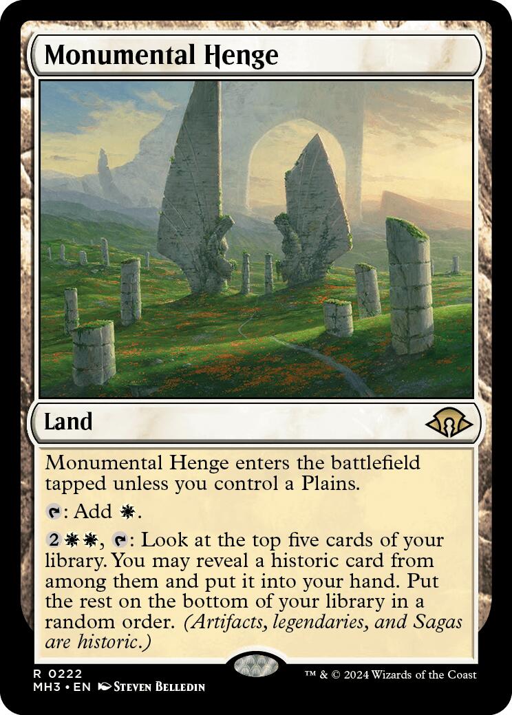 Monumental Henge [Modern Horizons 3] | Gaming Infinity