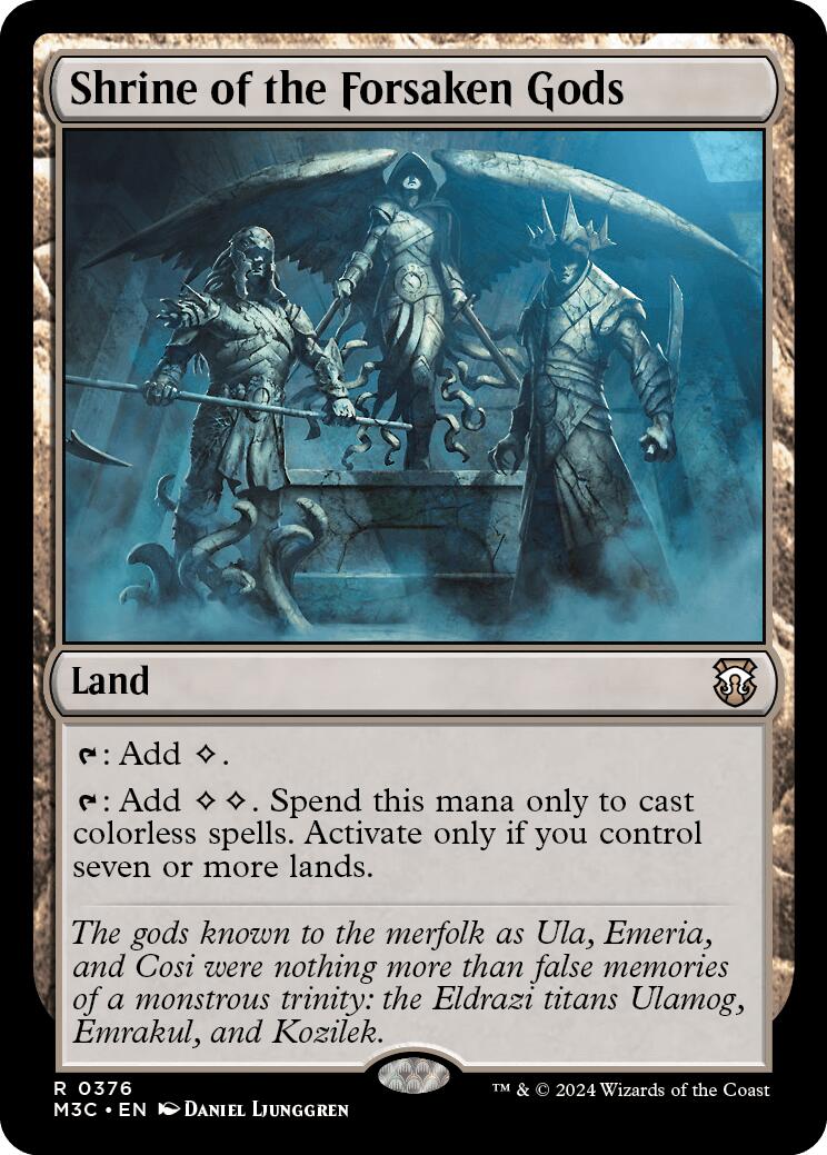 Shrine of the Forsaken Gods [Modern Horizons 3 Commander] | Gaming Infinity